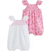 Next Barboteuse / body vert / orange / rose / blanc