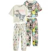 Next Pyjama 'Hello Kitty' ivoire / jaune / gris / rose