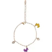 Mymo Bracelet jaune / or / violet