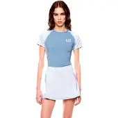 EA7 pour femme. 7W000892_AF14524 Jupe Tennis Pro bleu (XL), Sport, Tennis/Padel, Polyamide