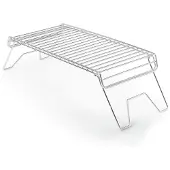 GSI Campfire Grill With Folding Legs Argenté