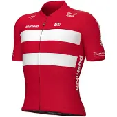 ALÉ Prime Federazione Danese Short Sleeve Jersey Rouge M Homme