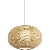QAZQA Suspension Japandi Bambou 50cm IP44 - Moana