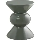 Ebuy24 Iben table basse table d’angle Ø34 cm vert.