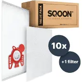 SQOON Basic - Miele F/J/M 3D Hyclean - Sac d'aspirateur 10 pcs.
