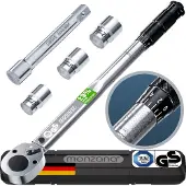 Generic Clé dynamométrique 1/2" 40-210Nm 3 embouts et boîte"