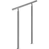 Monzana Rampe d'escalier 80cm acier