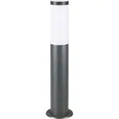Monzana Lampadaire Dahlia anthracite en acier inoxydable extérieur