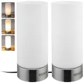 Monzana 2 x Lampes de table tactiles Lumo