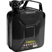 Monzana Jerrican essence en métal noir 5L