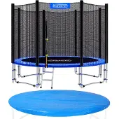 Monzana Trampoline Ø305cm avec filet de sécurité TÜV SÜD GS Couverture