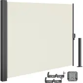Casaria Store latéral Nosara crème 180x300cm