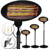Monzana Projecteur chauffant sur pied 2000W