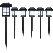 Monzana Set de 6x lampes solaires LED lumière pour jardin