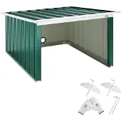 Gardebruk Garage robot tondeuse Vert métal 89x90x54cm