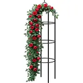Gardebruk Colonne rosiers et plantes - 200x40cm