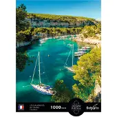 Calypto Puzzle Paysage - Les Calanques De Cassis - Côte D'Azur - 1000 pièces