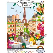 SentoSphere Puzzle Palette D'Artiste - Paris