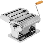 Deuba Machine à pâtes manuelle Monzana - 2 rouleaux à pâte Support de table - Silver