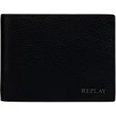 Replay Cuir porte-monnaie Wallet Black noir
