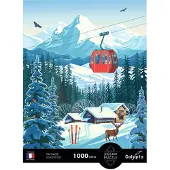 SentoSphere Puzzle - SENTOSPHÈRE - Calypto - 1000 pièces - Paysage enneigé - Finition lisse et soyeuse - À partir de 9 ans
