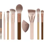 Real Techniques New Nudes All Angles Face Set kit de pinceaux