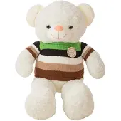 Creaciones Llopis Nounours En Jersey à Rayures 100 Cm