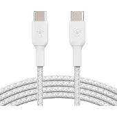 Belkin CAB004BT1MWH2PK câble USB USB 2.0 1 m USB C Blanc