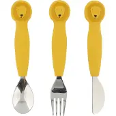 Trixie Silicone Eetset - Mr. Lion, 3st.