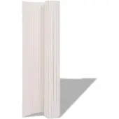 vidaXL Clôture de jardin Blanc 150 x 500 cm
