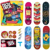 Tech Deck Tech Deck, Spongebob Sk8shop Fingerboard Bonus Pack, Mini-Skateboards Personnalisables À Collectionner, Jouets Pour Enfants À Partir De 6 Ans