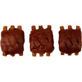 Flamingo Bbq Chicken Ribs Dog Snack 1.9kg Marron