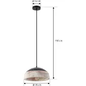 LUCANDE Suspension , Leivar, dimmable, Bois, Salon / séjour, Bois, Moderne