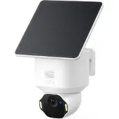 Eufy Caméra de surveillance connectée SoloCam E42 extérieure Blanc avec panneau solaire intégré