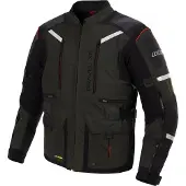 Büse Gravel XR, veste textile imperméable ,Gris Foncé/Noir ,54