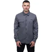 Cube Vertex Long Sleeve Shirt Gris S Homme