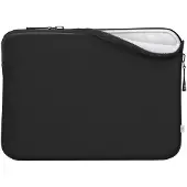 MW Basics ²Life - Housse d'ordinateur portable - intérieur blanc - 16" - noir