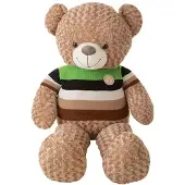 Creaciones Llopis Nounours En Jersey Rayé 140 Cm