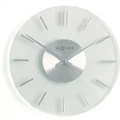 Nextime klok 5192gs Wood Wood Small, 22x20 cm, Wall, Wood, Gray