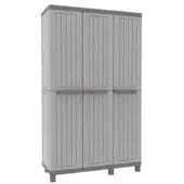 Terry Armoire à étagères et porte-balais haute série C-Wood 102A - 1020 x 390 x 1700 mm (h)