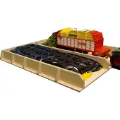 Kids Globe Silo roulant en bois 38x46x5 cm à l'échelle 1:32