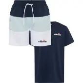 Ellesse Set 'Vascero' bleu marine / bleu pastel / orange / blanc