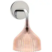 Kartell Applique Murale , Rose / rosé, Salon / séjour, Métal