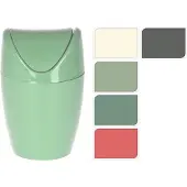 Koopman Poubelle en plastique 1,5l avec couvercle basculant
