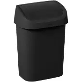 Curver Poubelle Mistral Swing 9 l noir