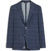BOSS Veste Slim en jersey stretch à carreaux
