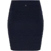 GUESS pour femme. W6GD21Z0602 Minijupe Michelle bleu (XS), Casuel, Polyester