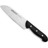 Arcos Couteau Santoku Maitre 151600 en acier inoxydable Nitrum et mangue en polypropylène avec lame de 17 cm sous blister.