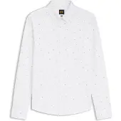 BOSS Chemise Relaxed en jersey de coton imprimé