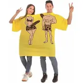 Creaciones Llopis Déguisement T-shirt Double Troglodyte